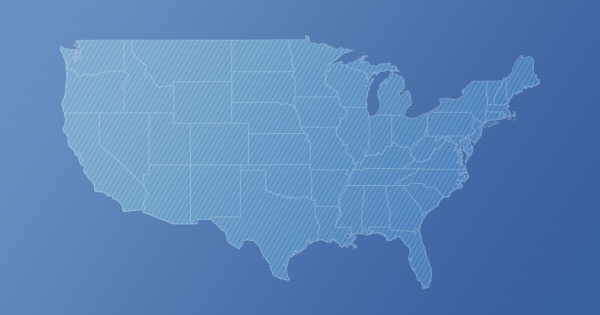 RWJF-produced generic US map for use on RWJF.org